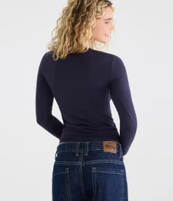 Déjà For Aero Long Sleeve Buttery Soft Crew Tee
