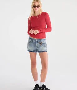 Déjà For Aero Long Sleeve Buttery Soft Crew Tee