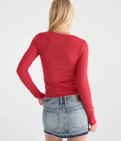 Déjà For Aero Long Sleeve Buttery Soft Crew Tee