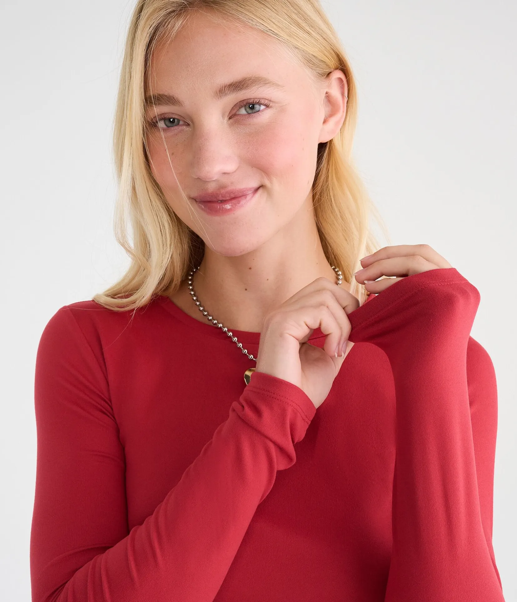 Déjà For Aero Long Sleeve Buttery Soft Crew Tee
