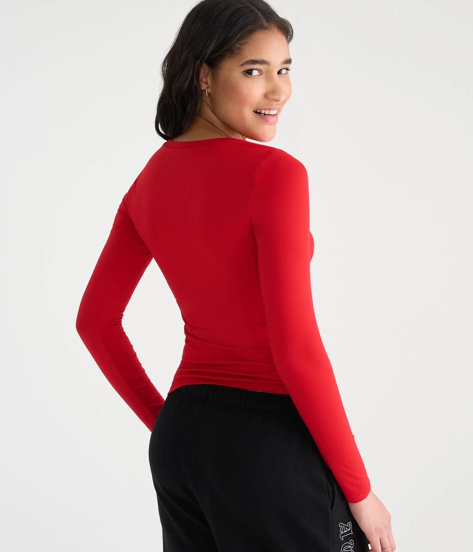 Déjà For Aero Long Sleeve Buttery Soft Crew Tee
