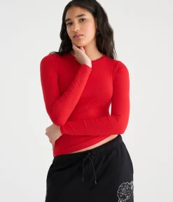 Déjà For Aero Long Sleeve Buttery Soft Crew Tee