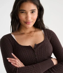 Déjà For Aero Long Sleeve Cable Henley