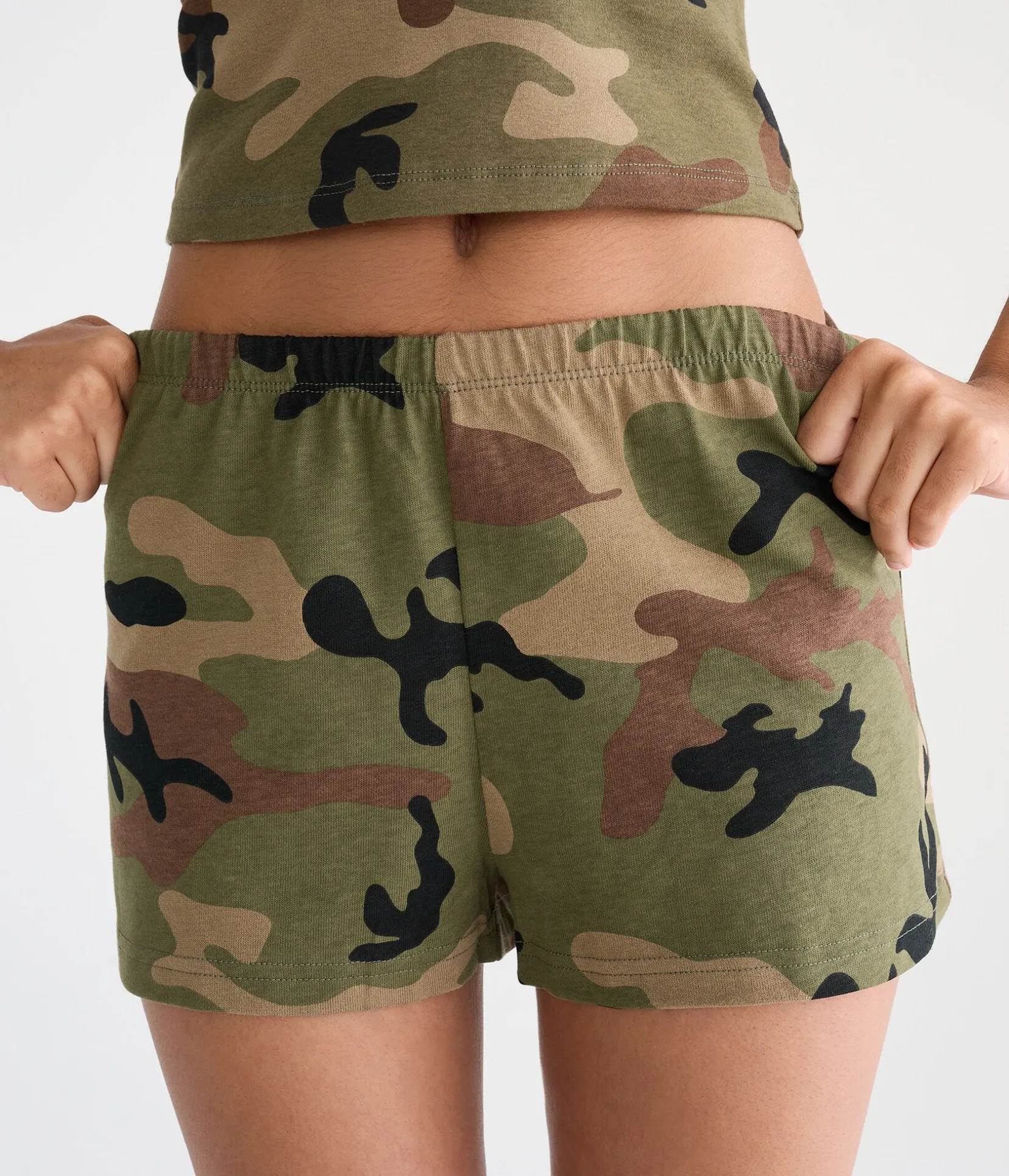 Déjà For Aero Low-Rise Camo Sleep Shorts