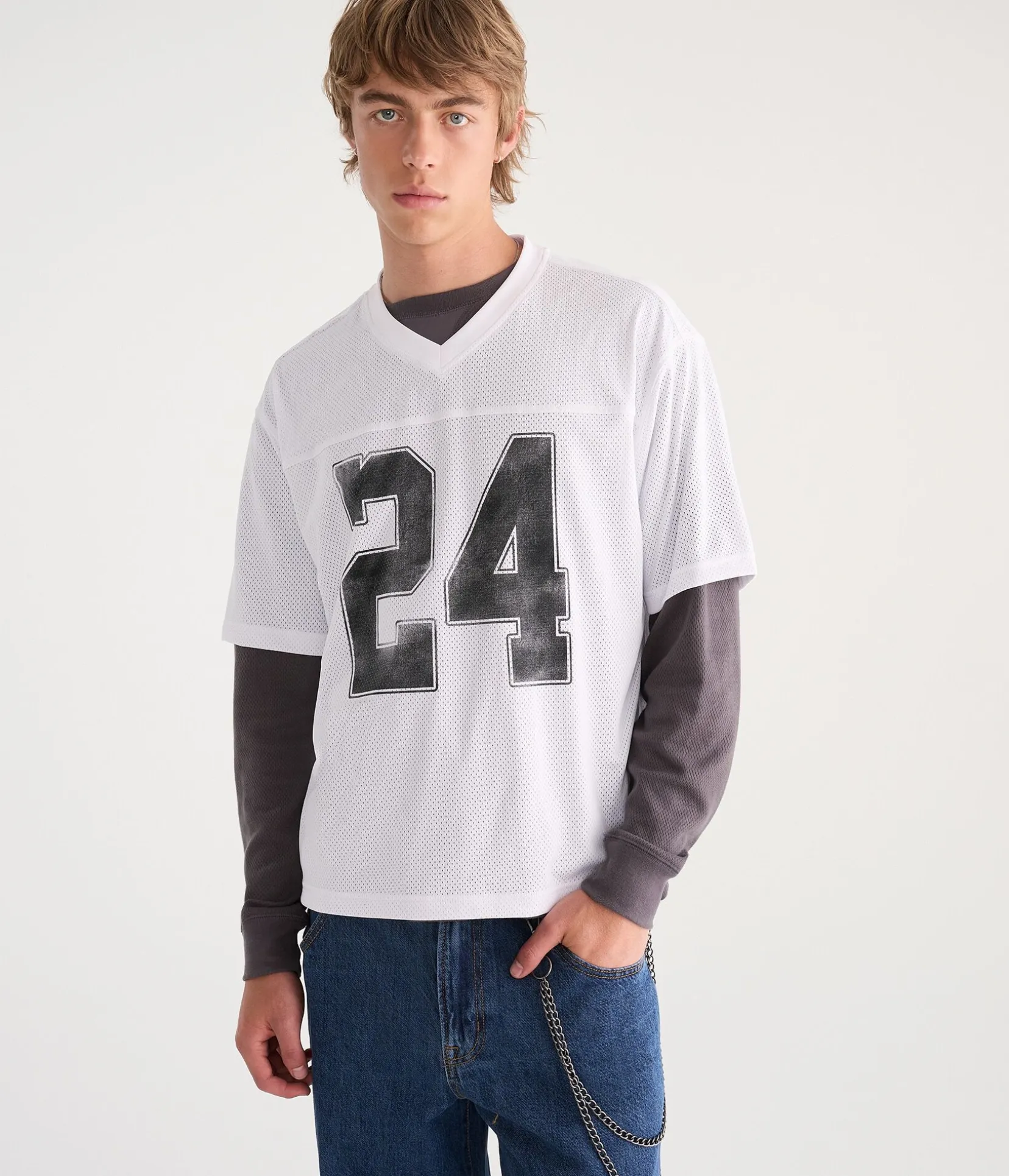 East Coast 24 V-Neck Boxy Mesh Jersey