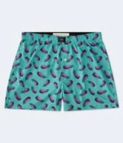 Eggplant Woven Boxers