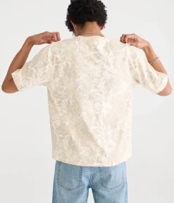 Floral Camo Heavyweight Crew Tee