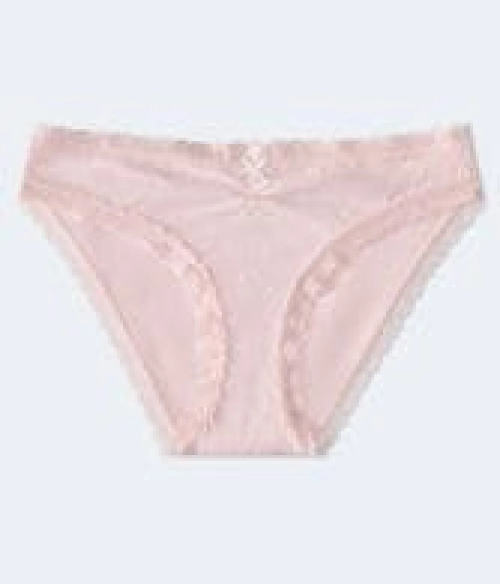Floral Cinched Lace-Trim Low-Rise Bikini