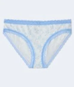 Floral Hearts & Bows Lace-Trim Hipster