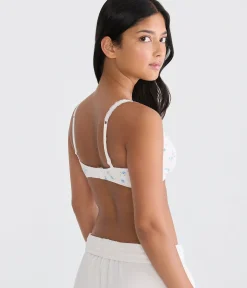 Floral Lace Triangle Bra