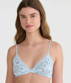 Floral Lace Triangle Bralette