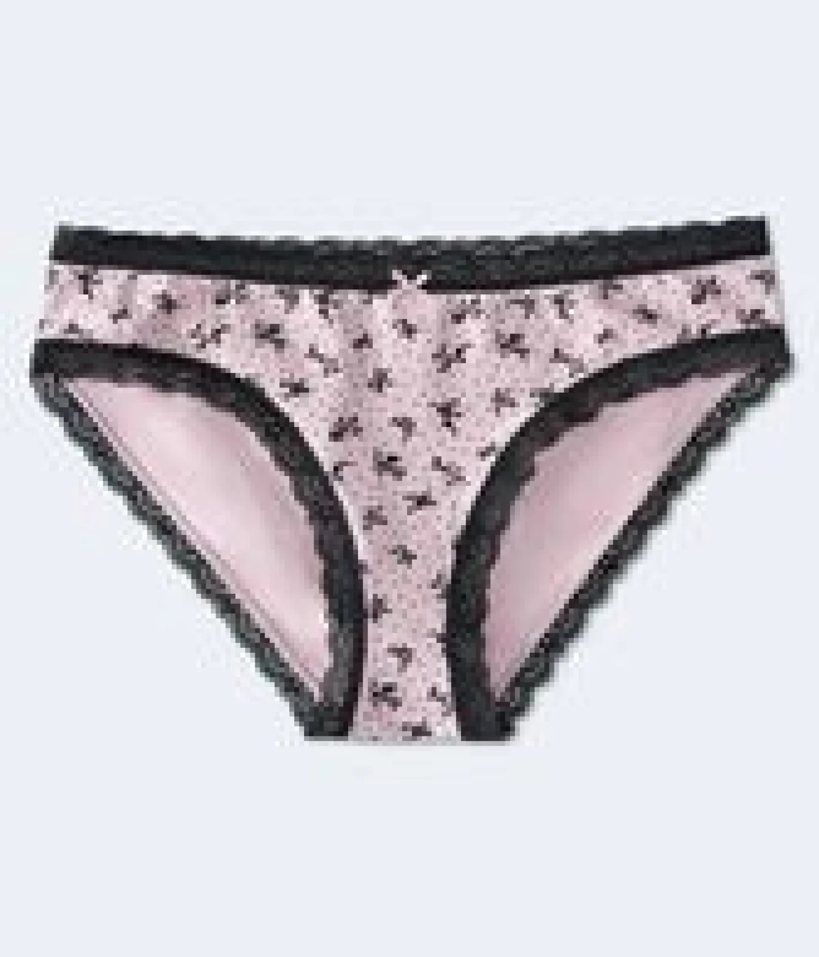 Floral Lace-Trim Hipster