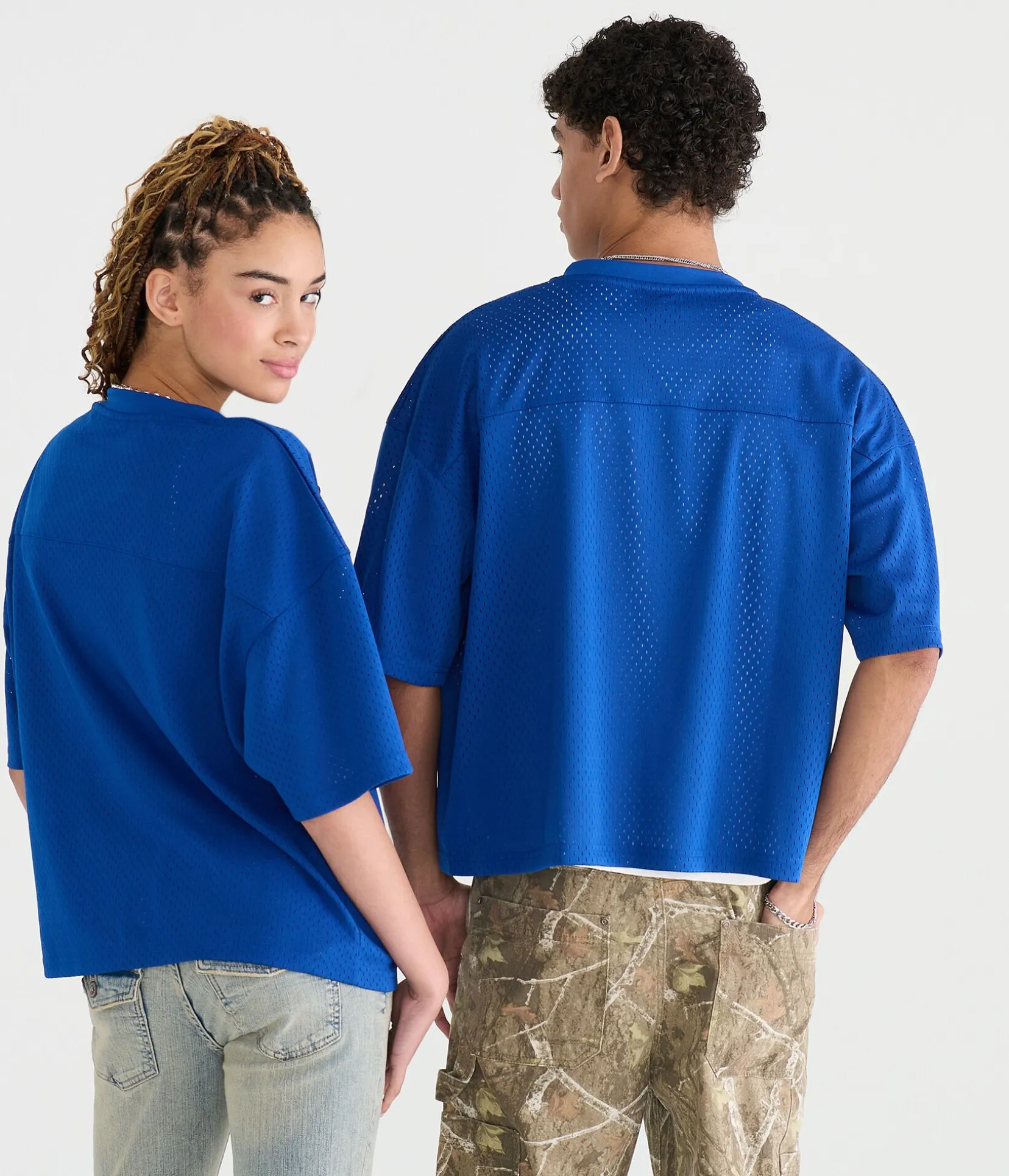 Florida Gators Boxy Mesh V-Neck Top