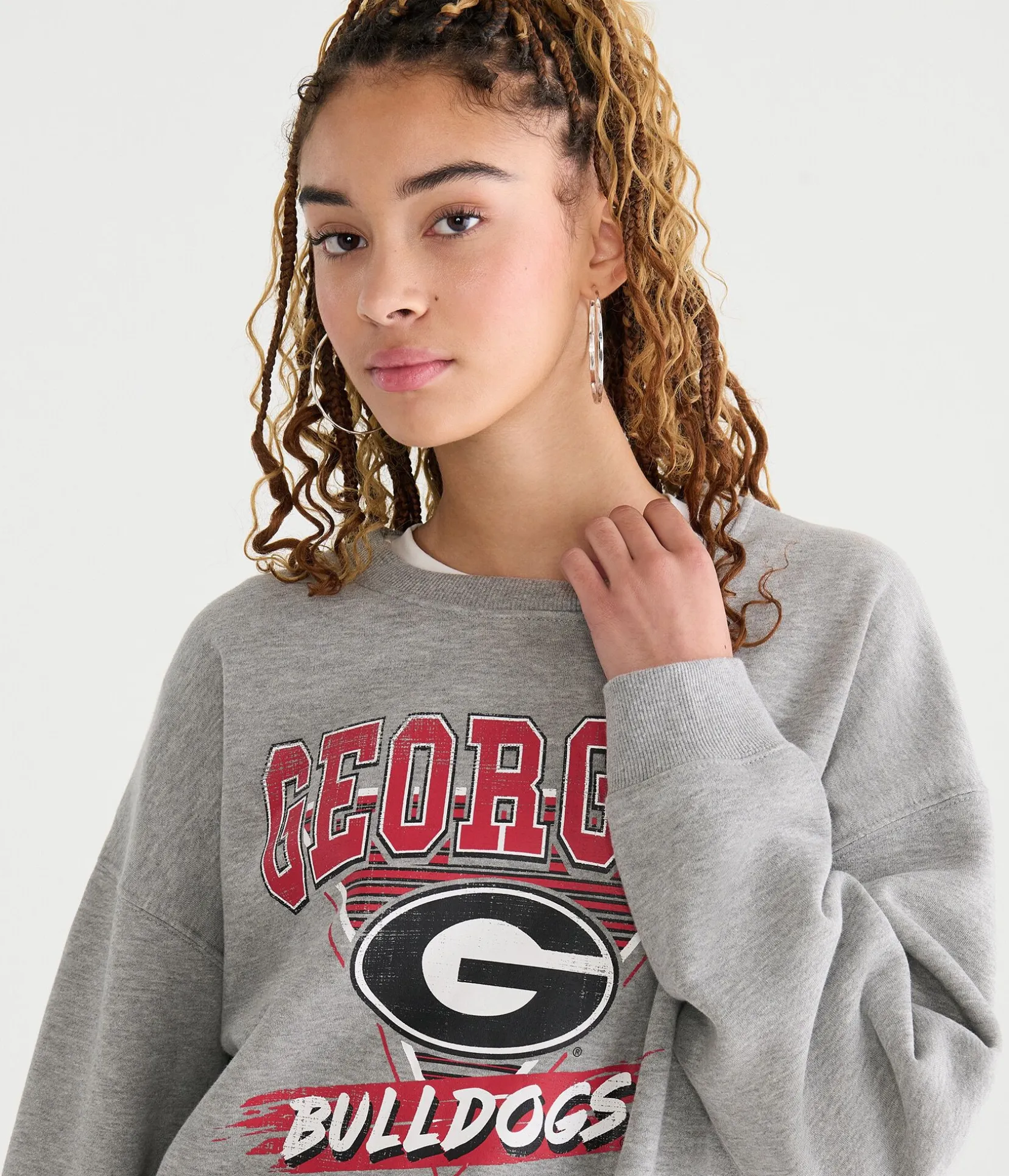 Georgia Bulldogs Crew Sweatshirt