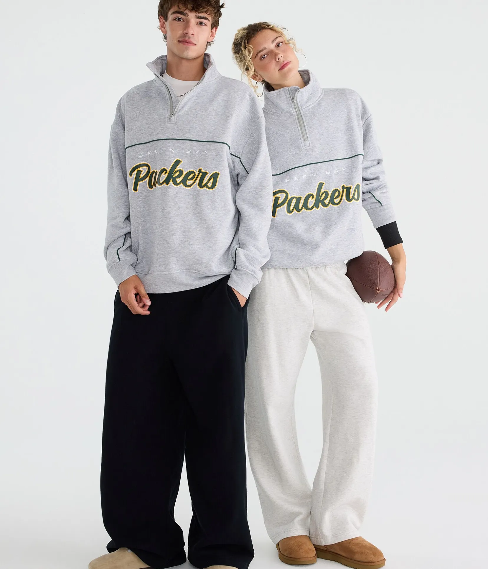 Green Bay Packers Quarter-Zip Sweatshirt