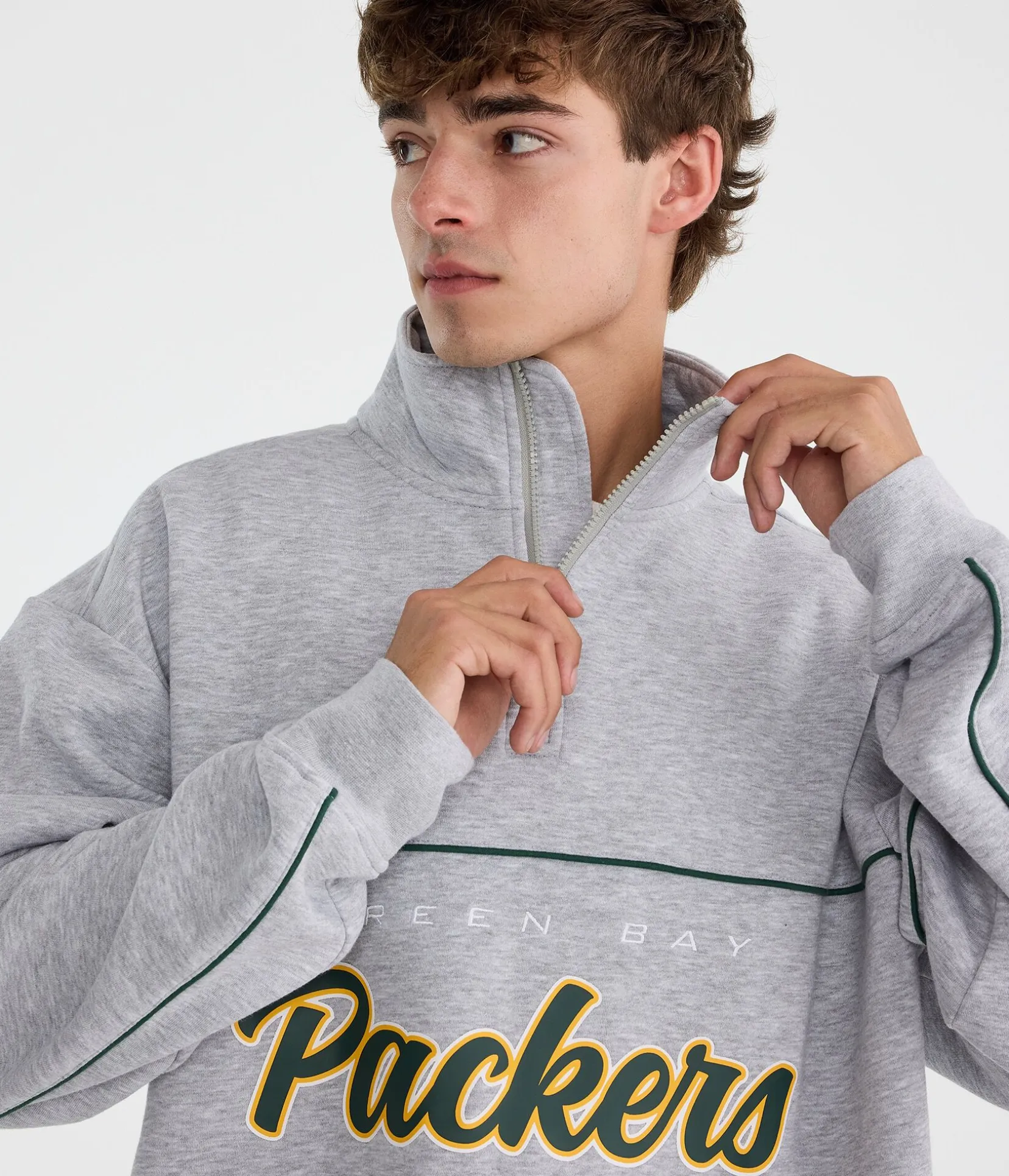 Green Bay Packers Quarter-Zip Sweatshirt
