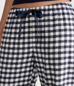 Heart Check Flannel Sleep Pants