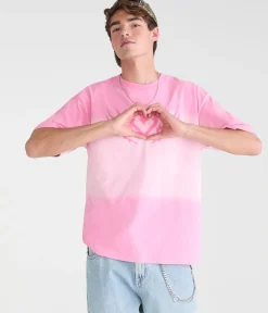 Heart Tattoo Tie-Dye Graphic Tee