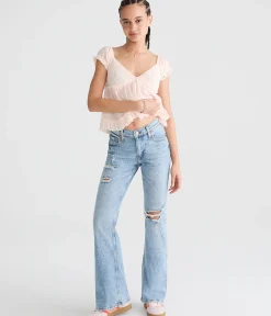High-Waisted Flare Jean