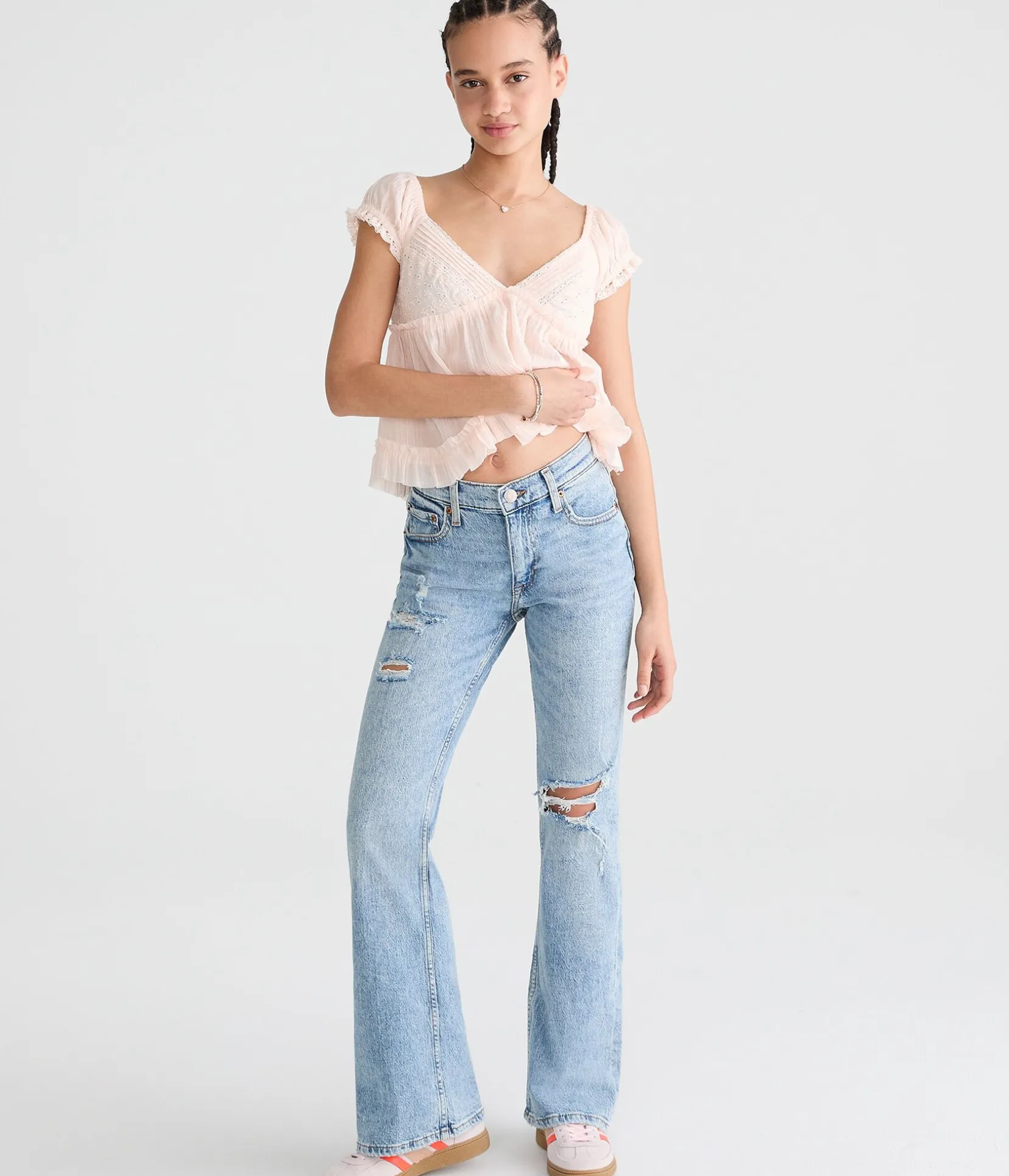 High-Waisted Flare Jean