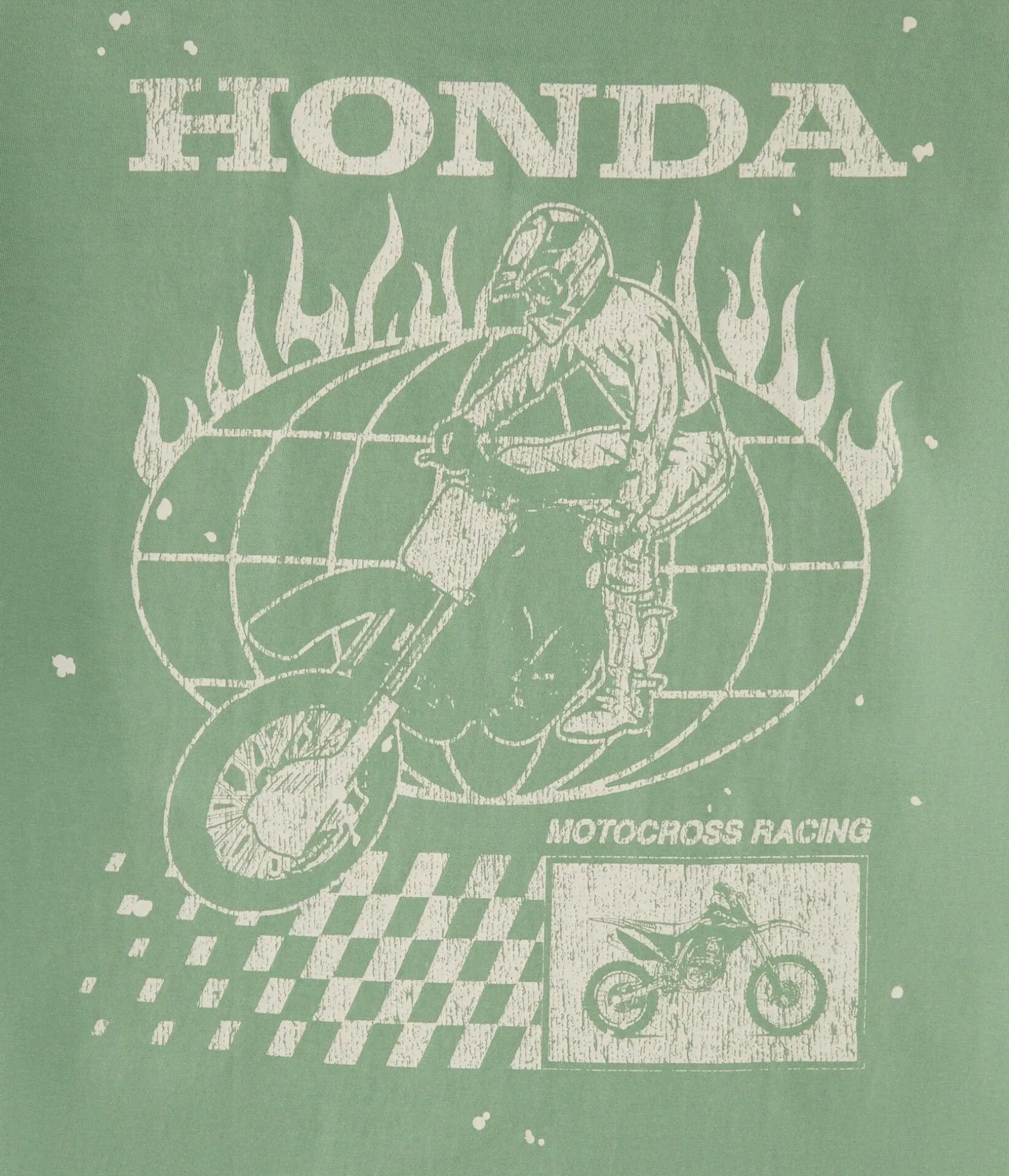 Honda Motocross Racing Relaxed Graphic Tee
