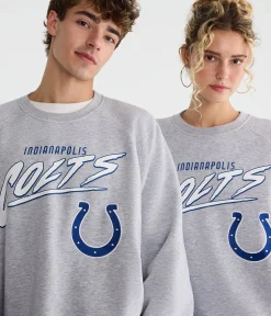 Indianapolis Colts Colorblock Crew Sweatshirt