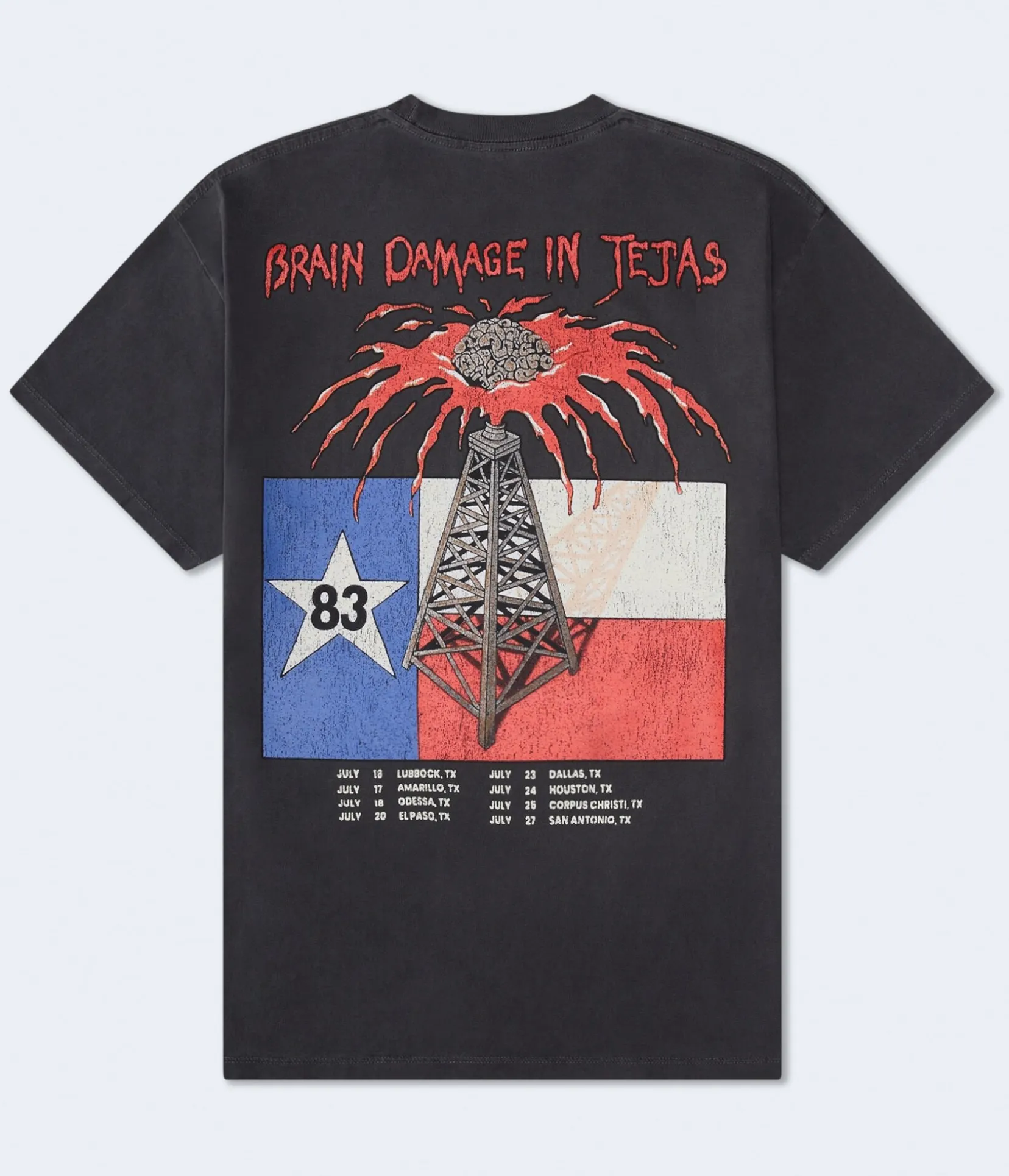 Iron Maiden Remember The Alamo Relaxed Graphic Tee