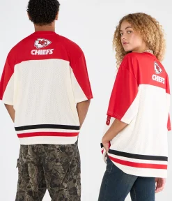Kansas City Chiefs Colorblock Mesh Top