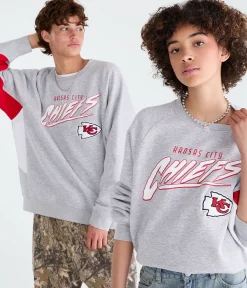Kansas City Chiefs Colorblock Crew Sweatshirt