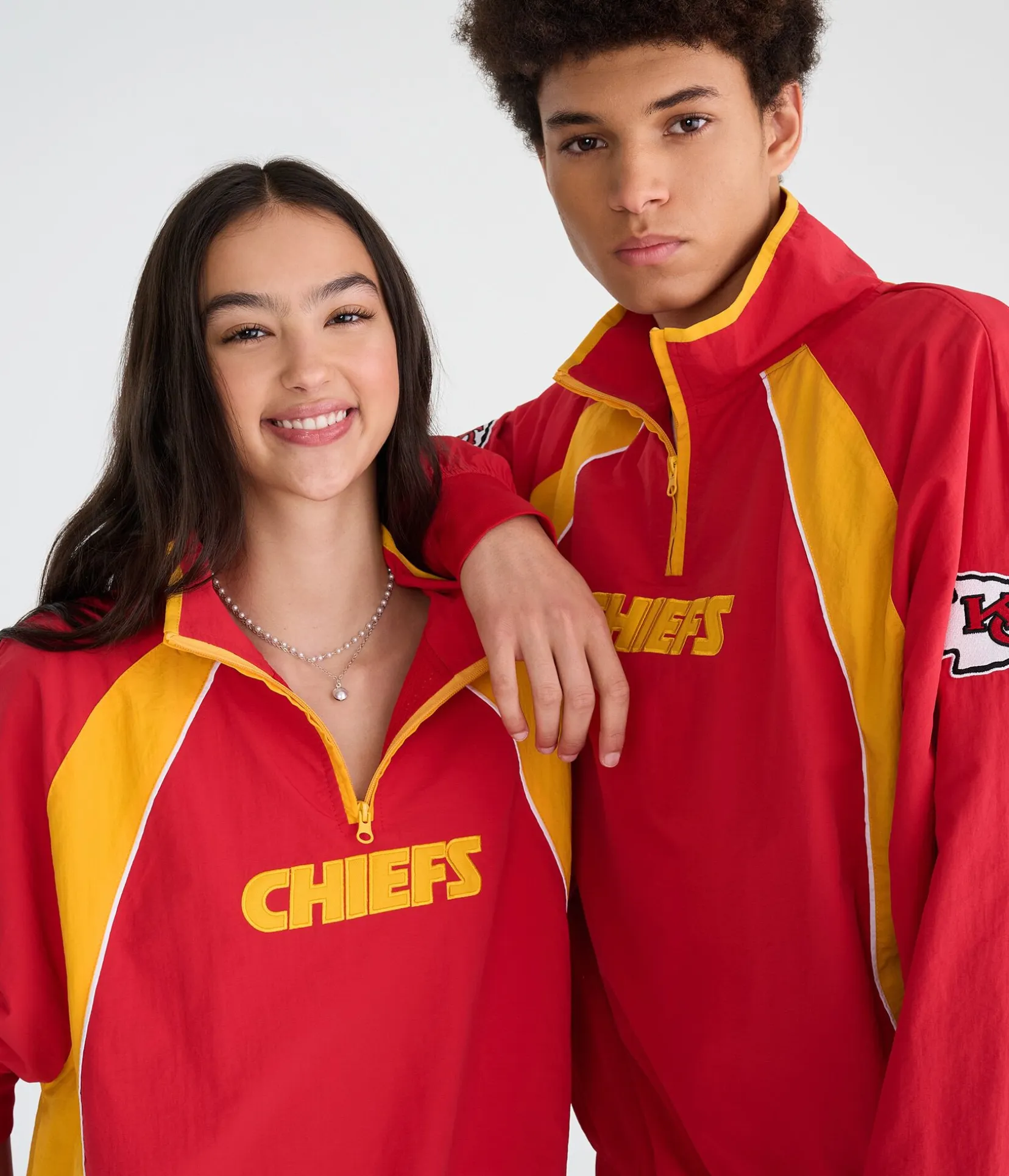 Kansas City Chiefs Quarter-Zip Track Jacket