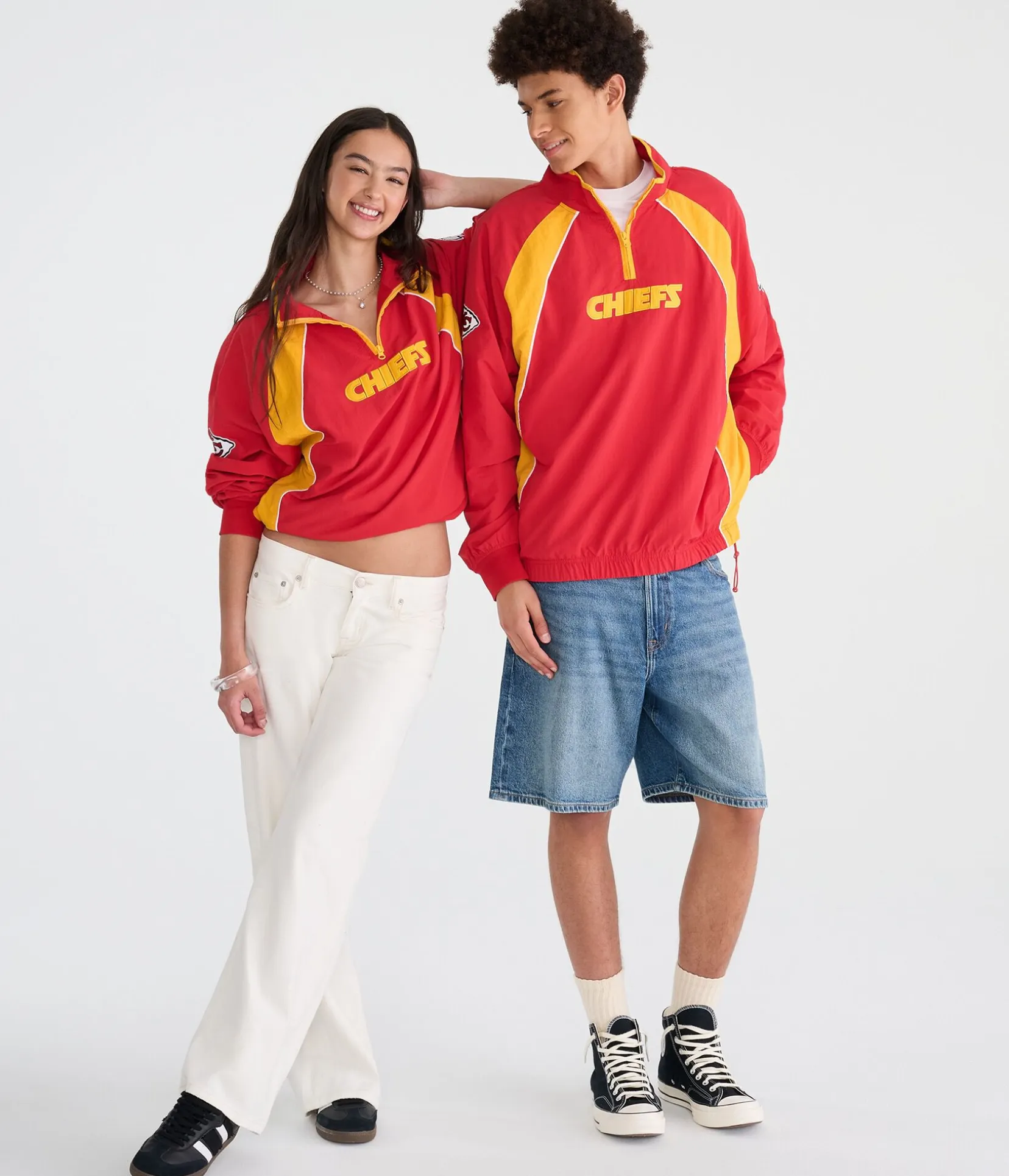 Kansas City Chiefs Quarter-Zip Track Jacket