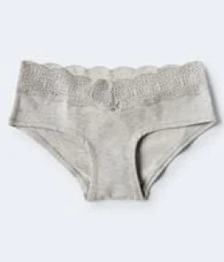 Lace-Trimmed Hipster