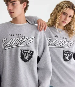 Las Vegas Raiders Colorblock Crew Sweatshirt