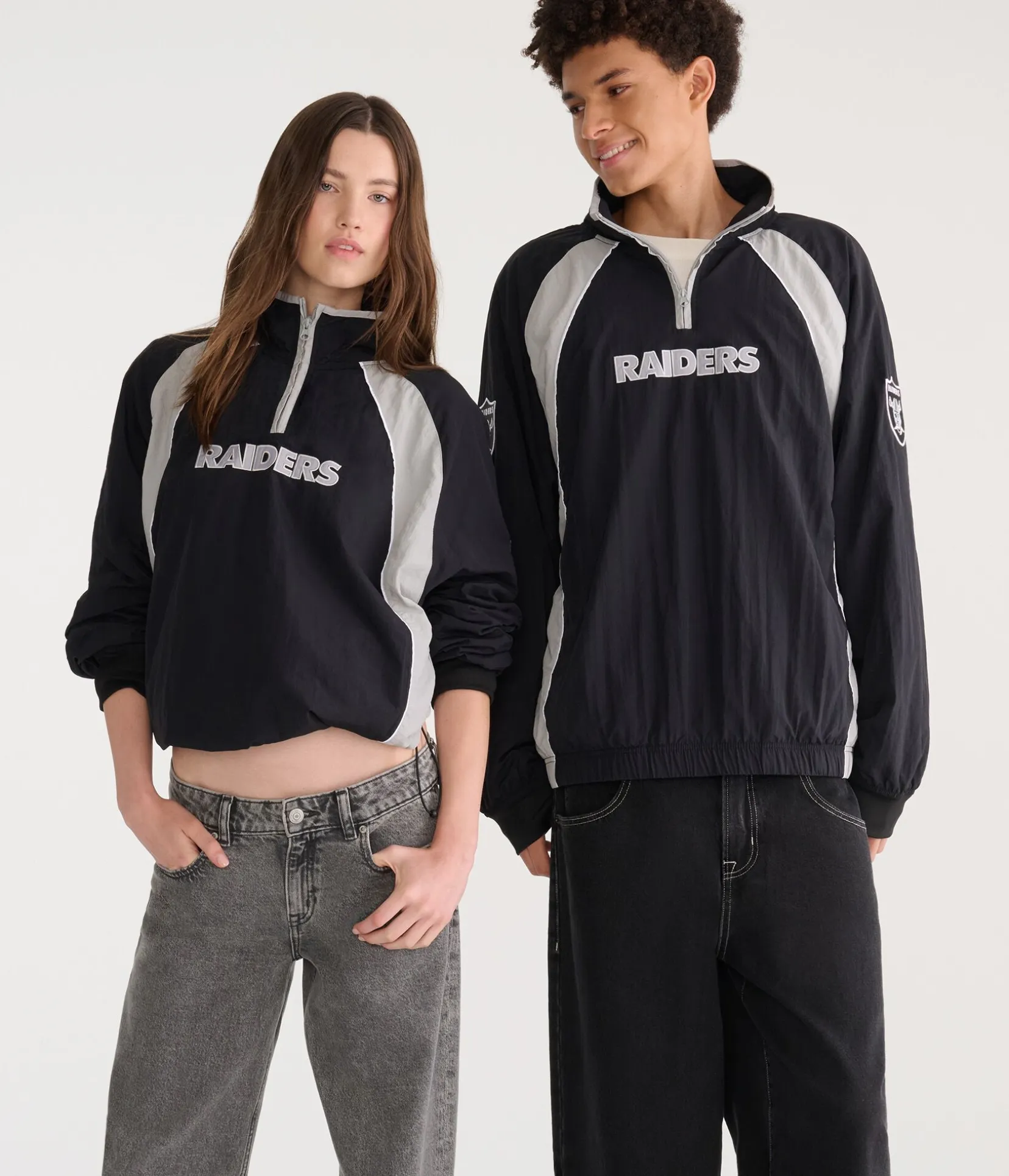 Las Vegas Raiders Quarter-Zip Track Jacket