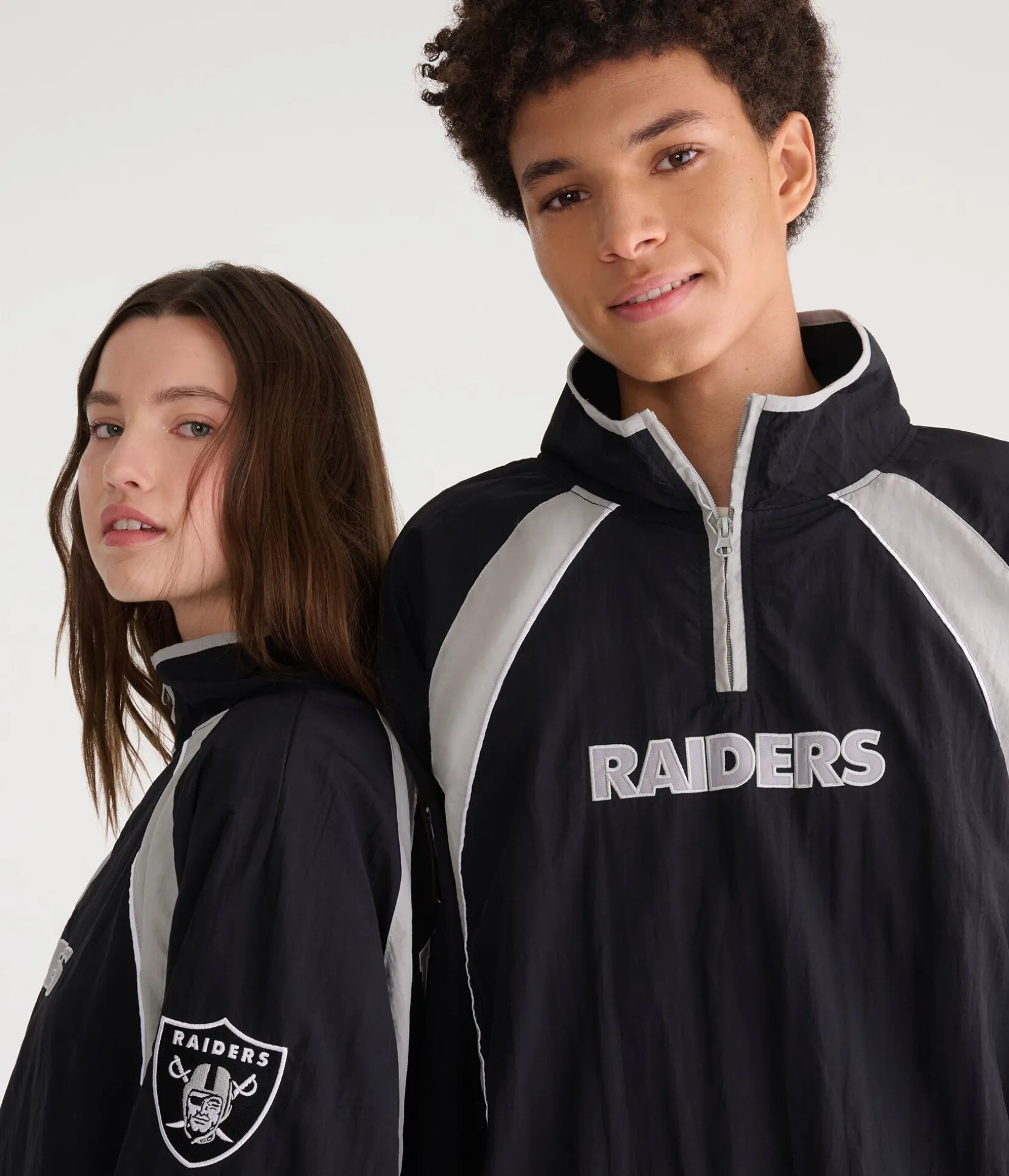 Las Vegas Raiders Quarter-Zip Track Jacket