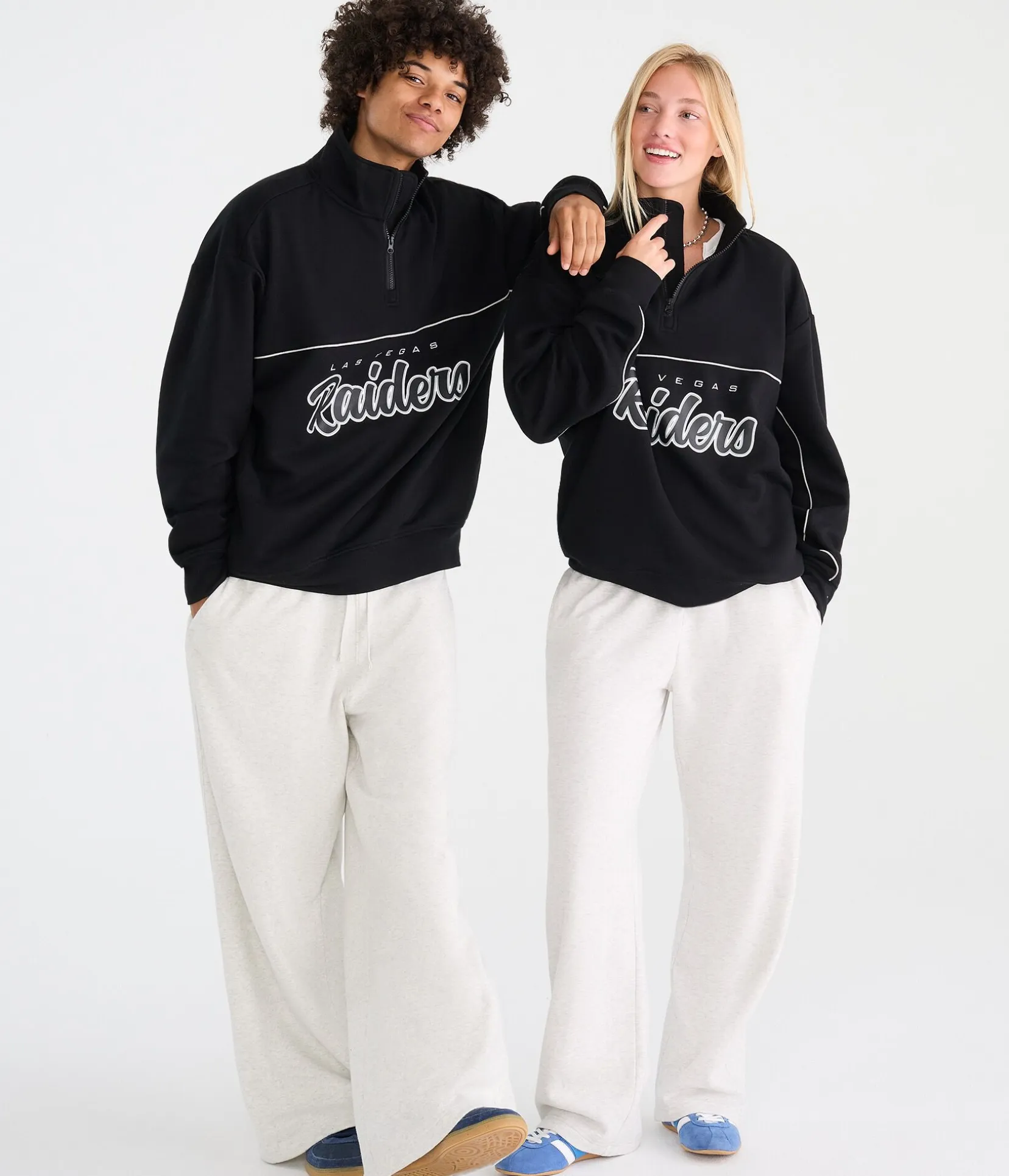 Las Vegas Raiders Quarter-Zip Sweatshirt