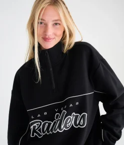 Las Vegas Raiders Quarter-Zip Sweatshirt