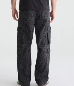 Leopard Print Baggy Cargo Pants