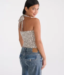 Leopard Print Everyday Halter Top