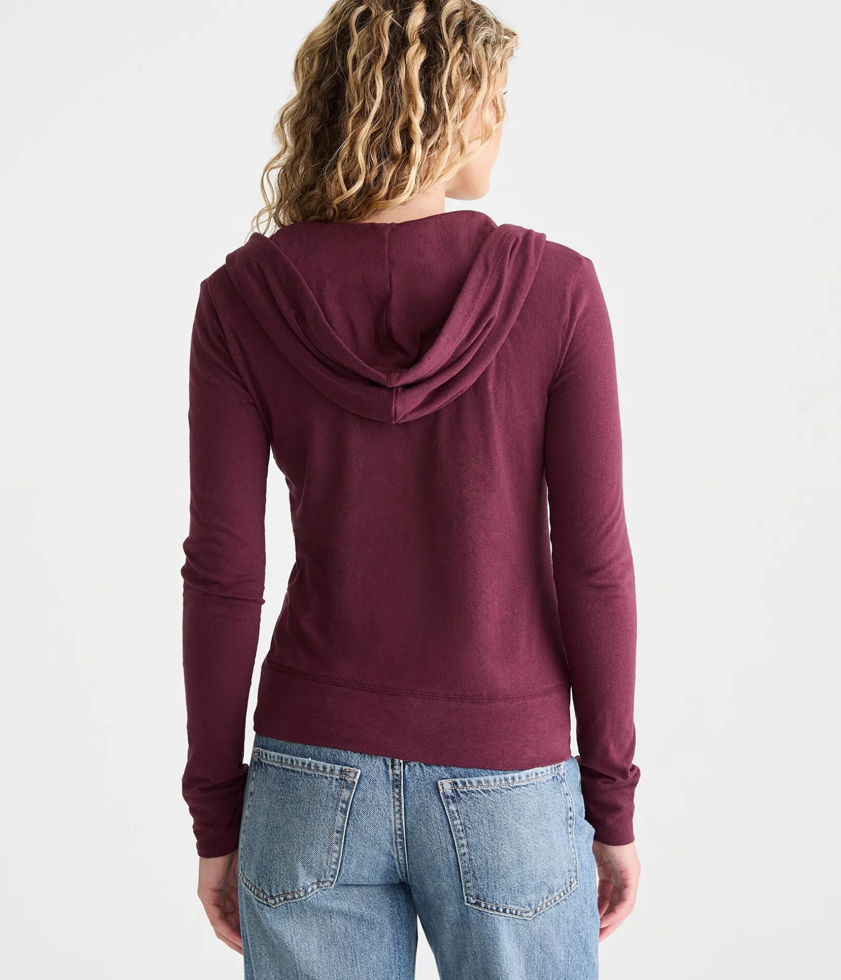 Lightweight Full-Zip Hoodie