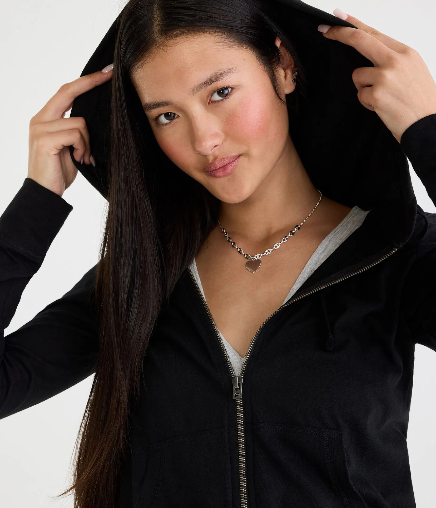 Lightweight Full-Zip Hoodie