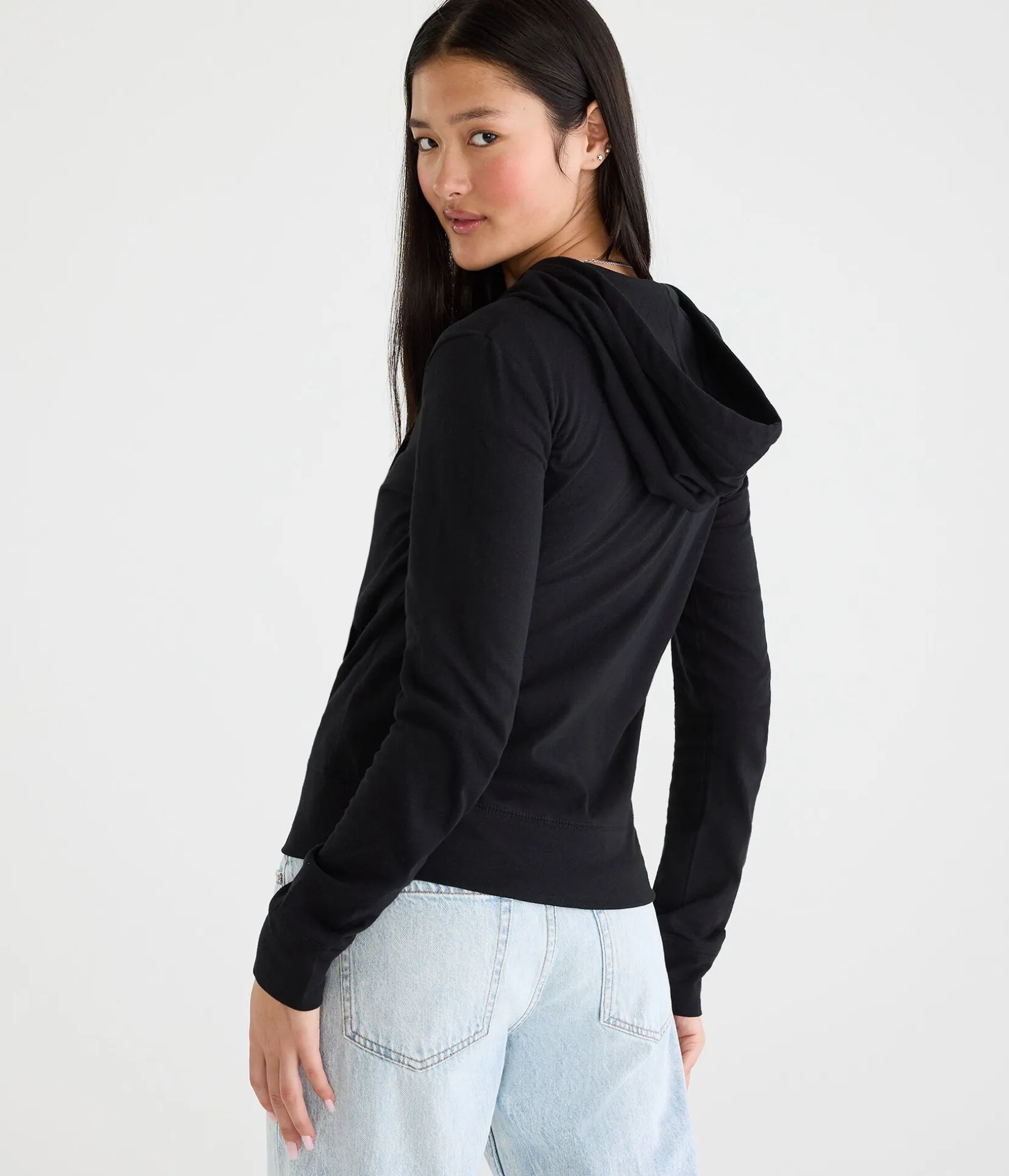 Lightweight Full-Zip Hoodie