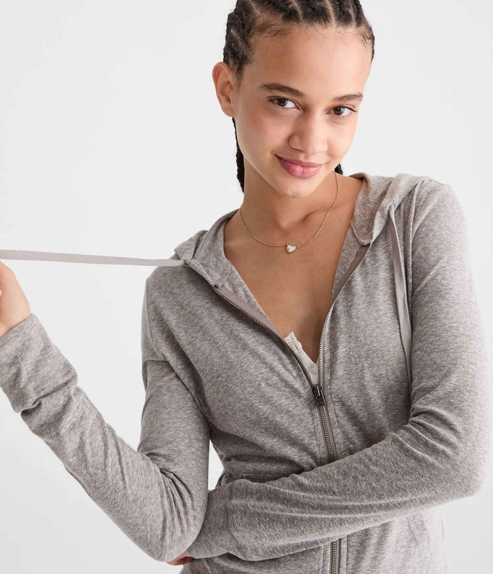 Lightweight Full-Zip Hoodie