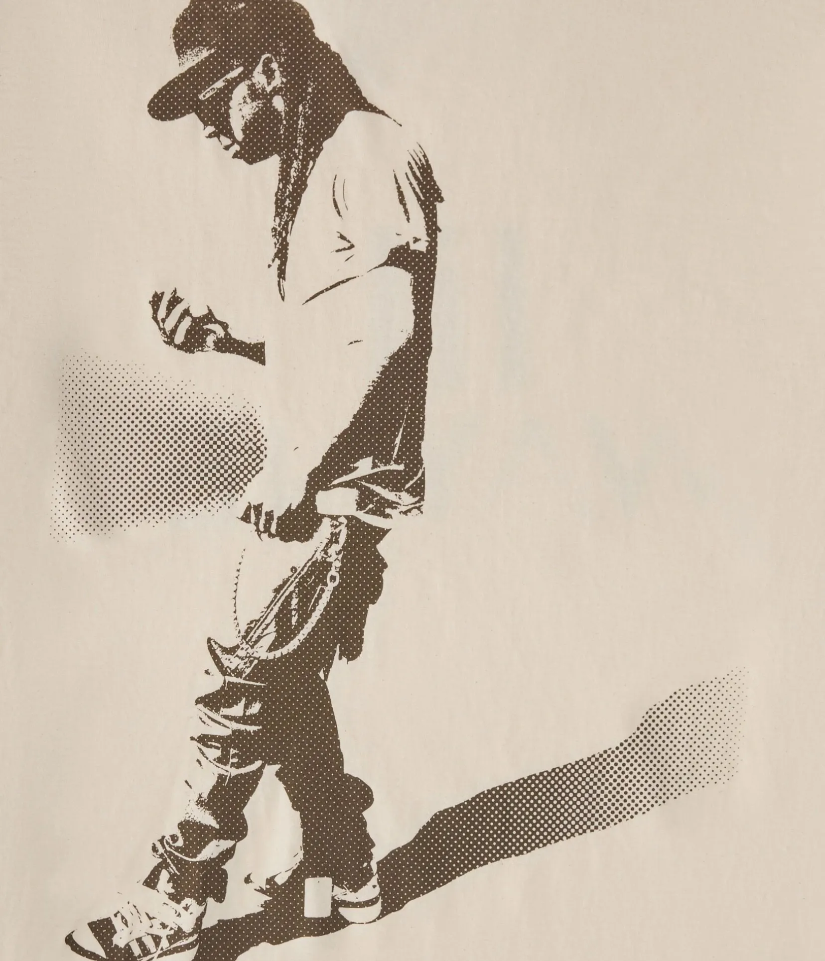 Lil Wayne Shadow Silhouette Relaxed Graphic Tee