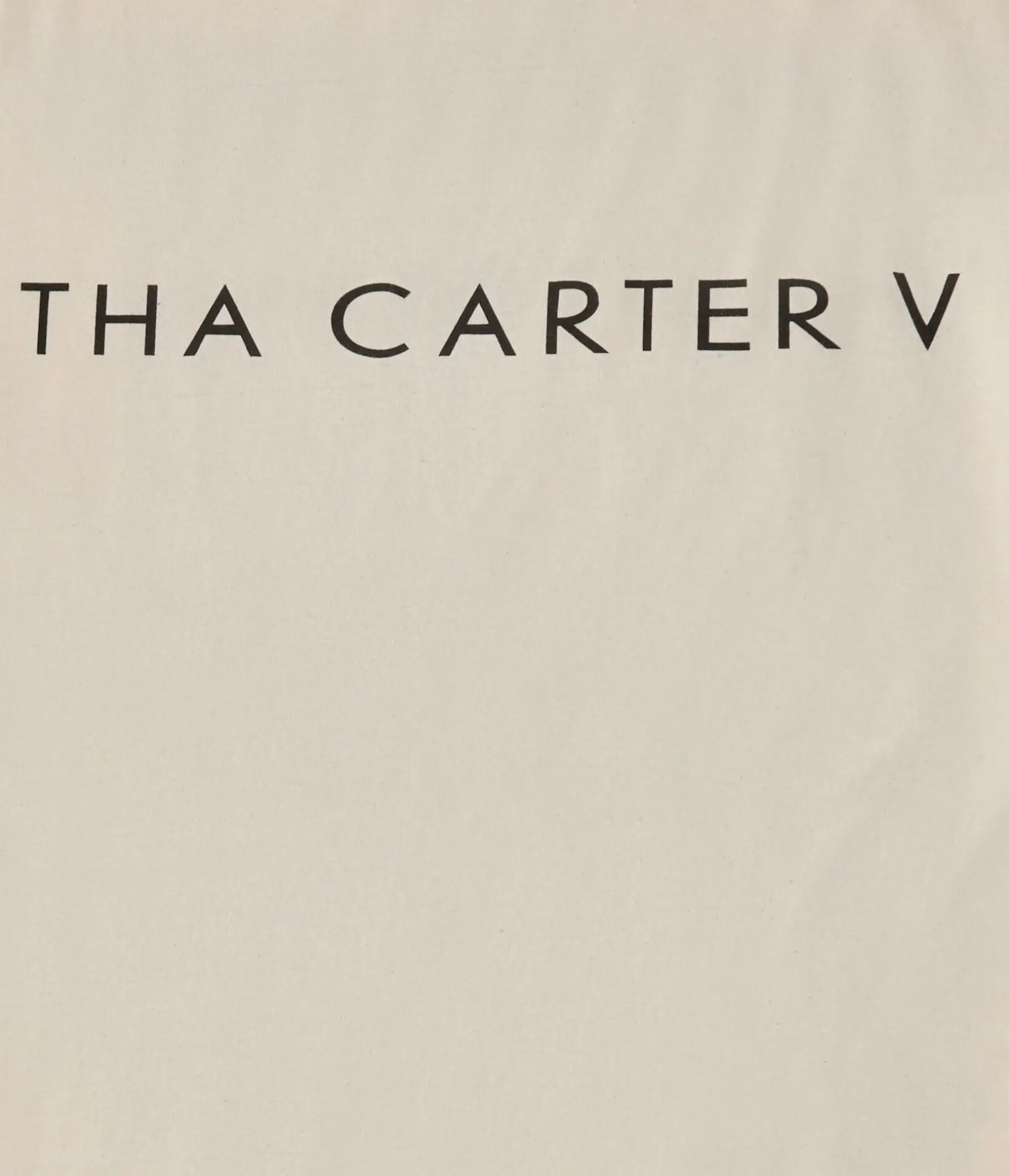 Lil Wayne Tha Carter V Relaxed Graphic Tee