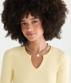 Long Sleeve Buttery Soft Notch-Neck Tee