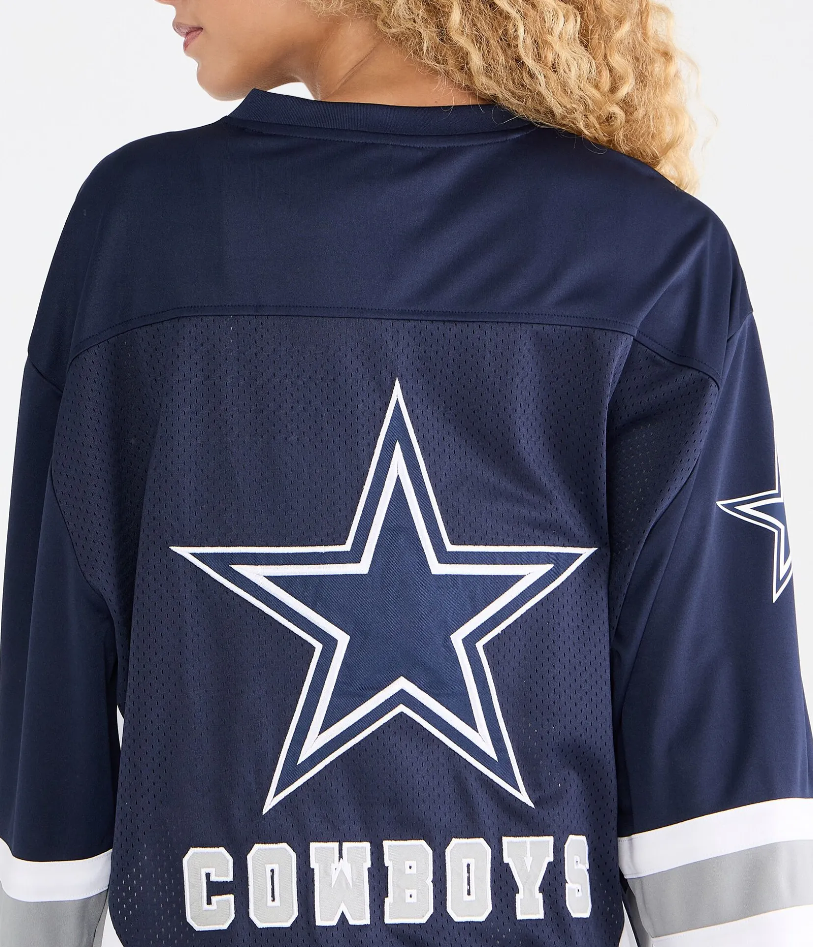 Long Sleeve Dallas Cowboys Mesh Top