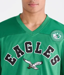 Long Sleeve Philadelphia Eagles Mesh Top