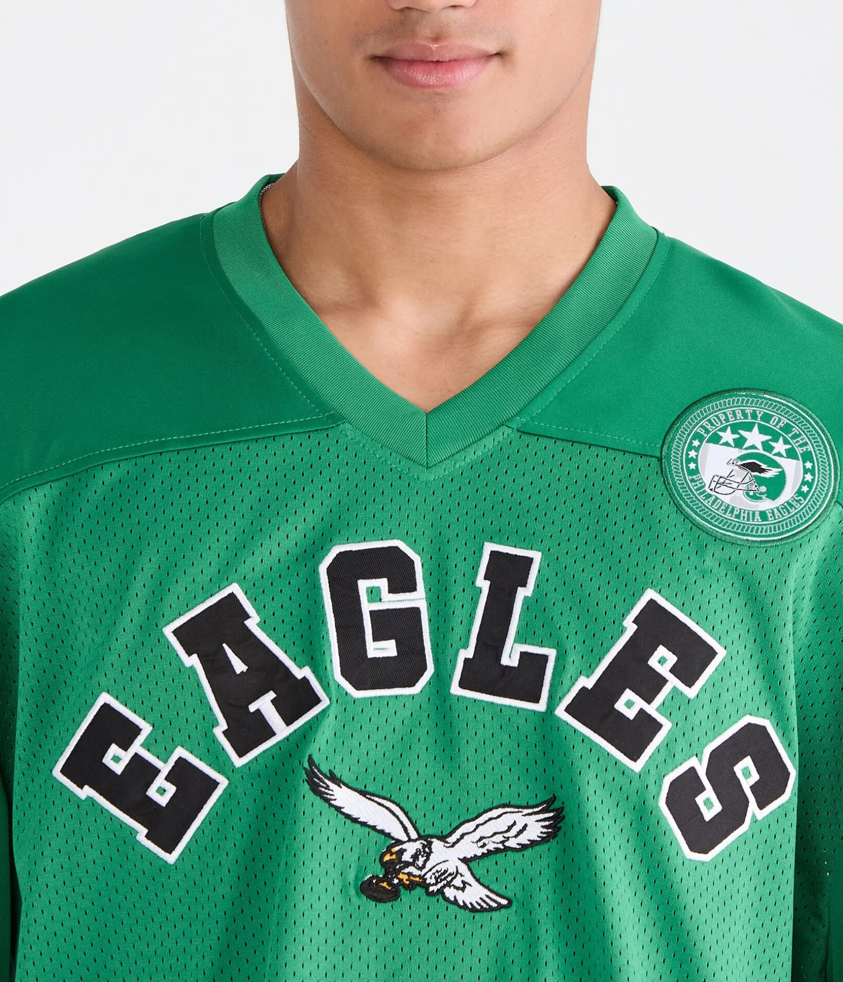 Long Sleeve Philadelphia Eagles Mesh Top