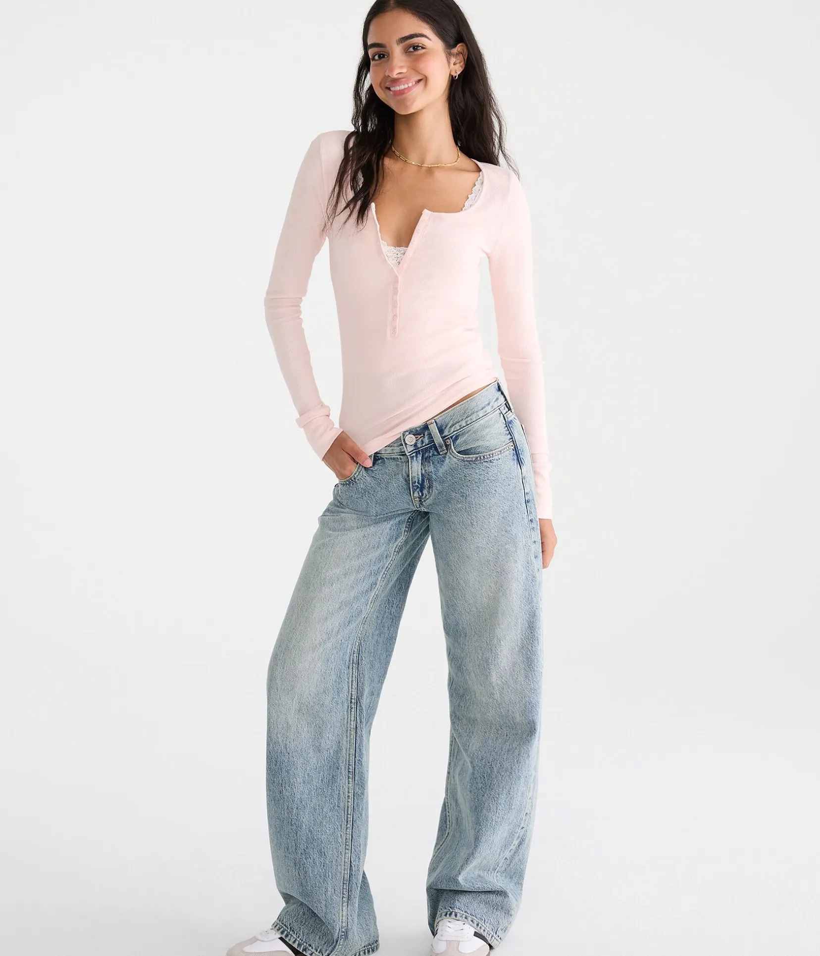 Long Sleeve Seriously Soft Y2K Henley